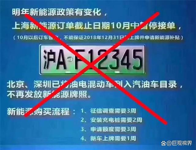 上海2024年新能源车牌申领政策发布，车市迎来“末班车”行情