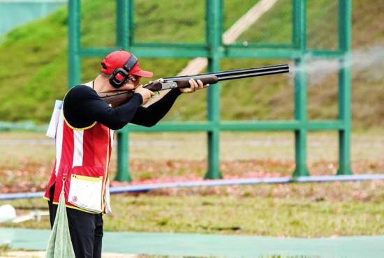 国家飞碟射击队在南宁进行奥运会队伍选拔赛